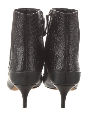Alexandre Birman Embossed Leather Chelsea Boots