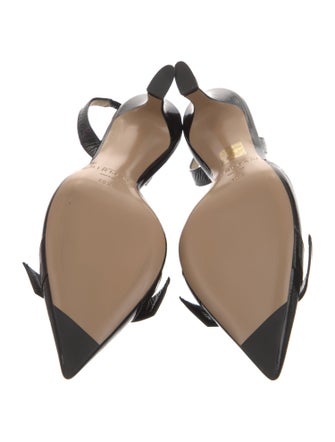Alexandre Birman Leather Slingback Pumps