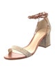 Alexandre Birman Snakeskin Animal Print Sandals