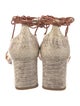 Alexandre Birman Snakeskin Animal Print Sandals