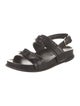 Alexandre Birman Leather Bow Accents Slingback Sandals
