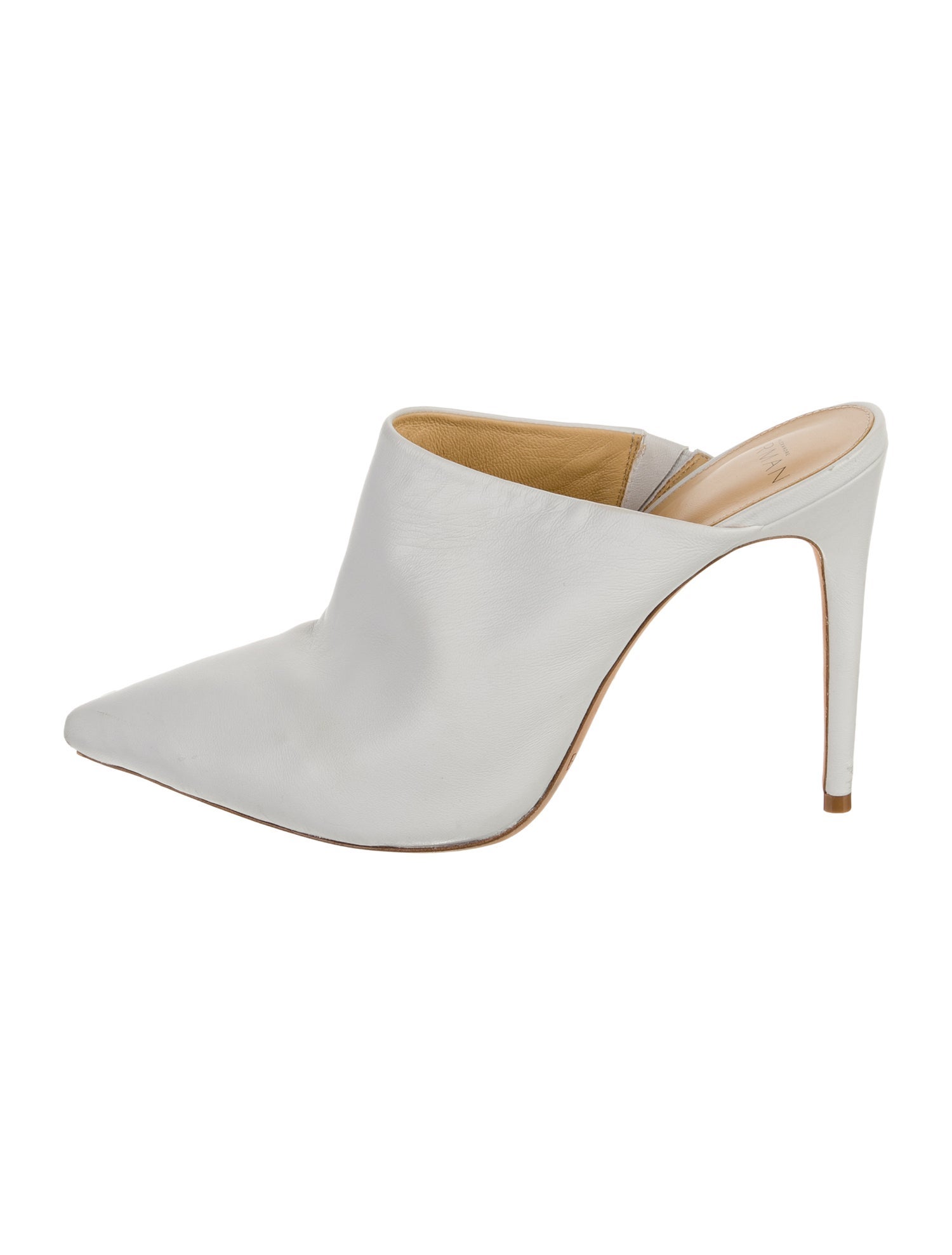 Alexandre Birman Leather Mules