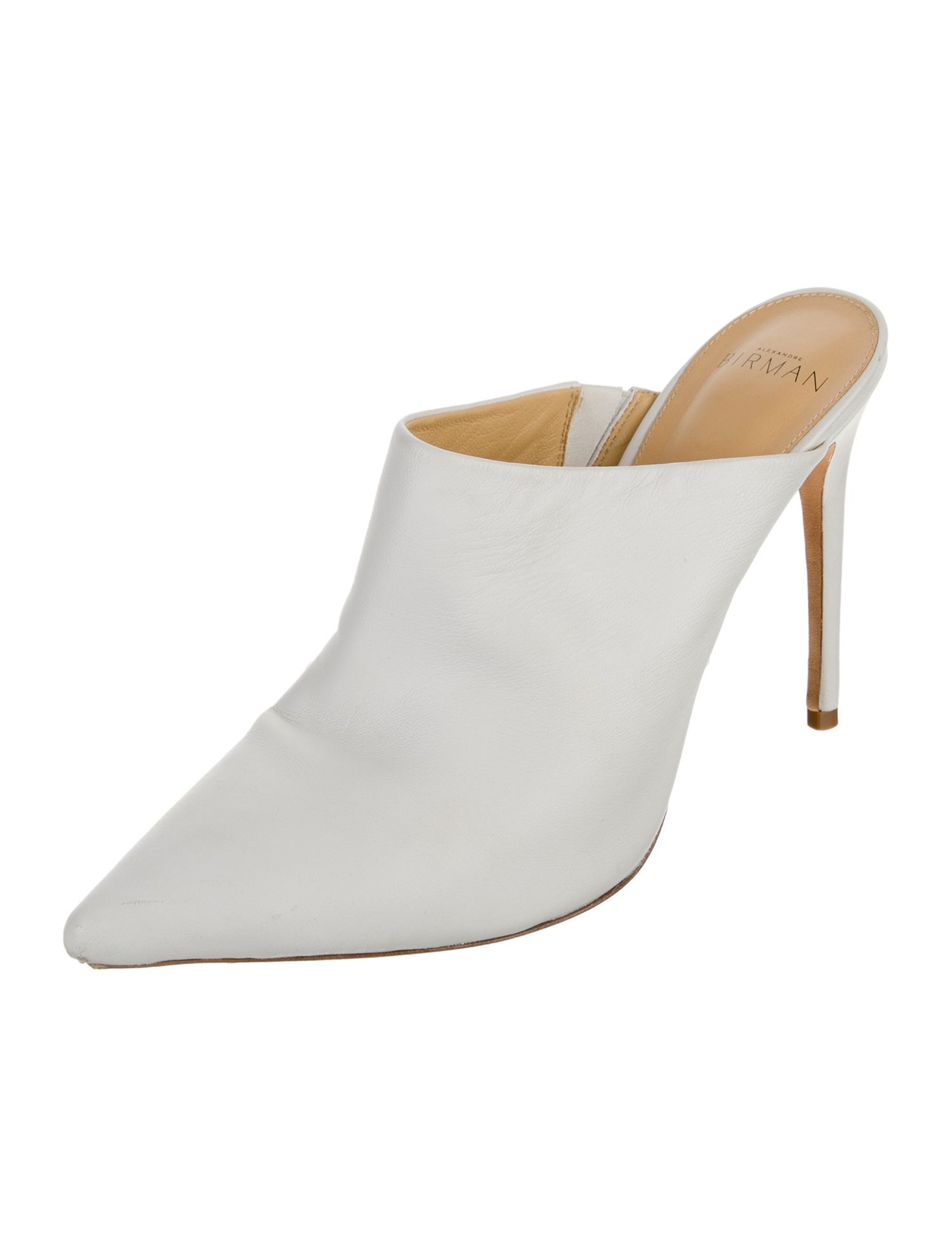 Alexandre Birman Leather Mules