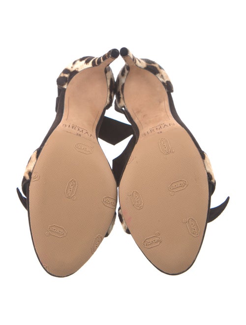 Alexandre Birman Ponyhair Animal Print Sandals