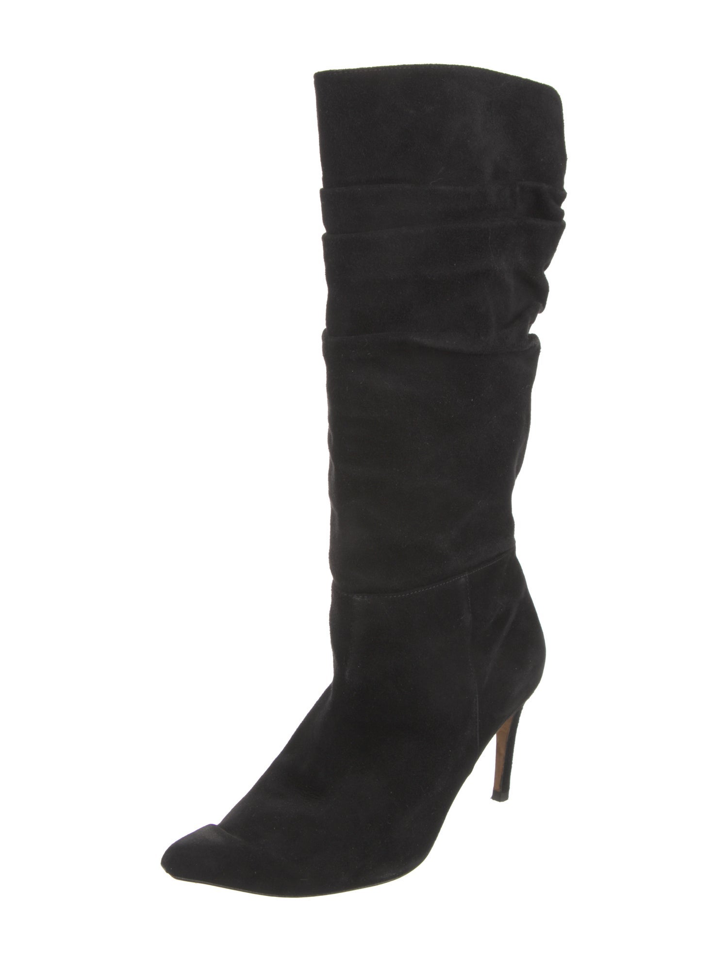 Alexandre Birman Suede Slouch Boots