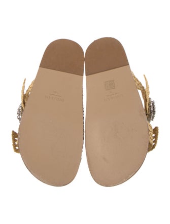 Alexandre Birman Crystal Embellishments Slides