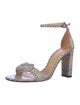 Alexandre Birman Snakeskin Animal Print Sandals
