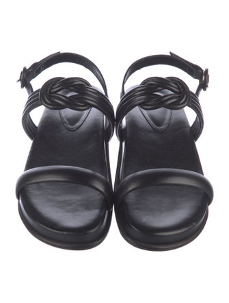 Alexandre Birman Leather Slingback Sandals