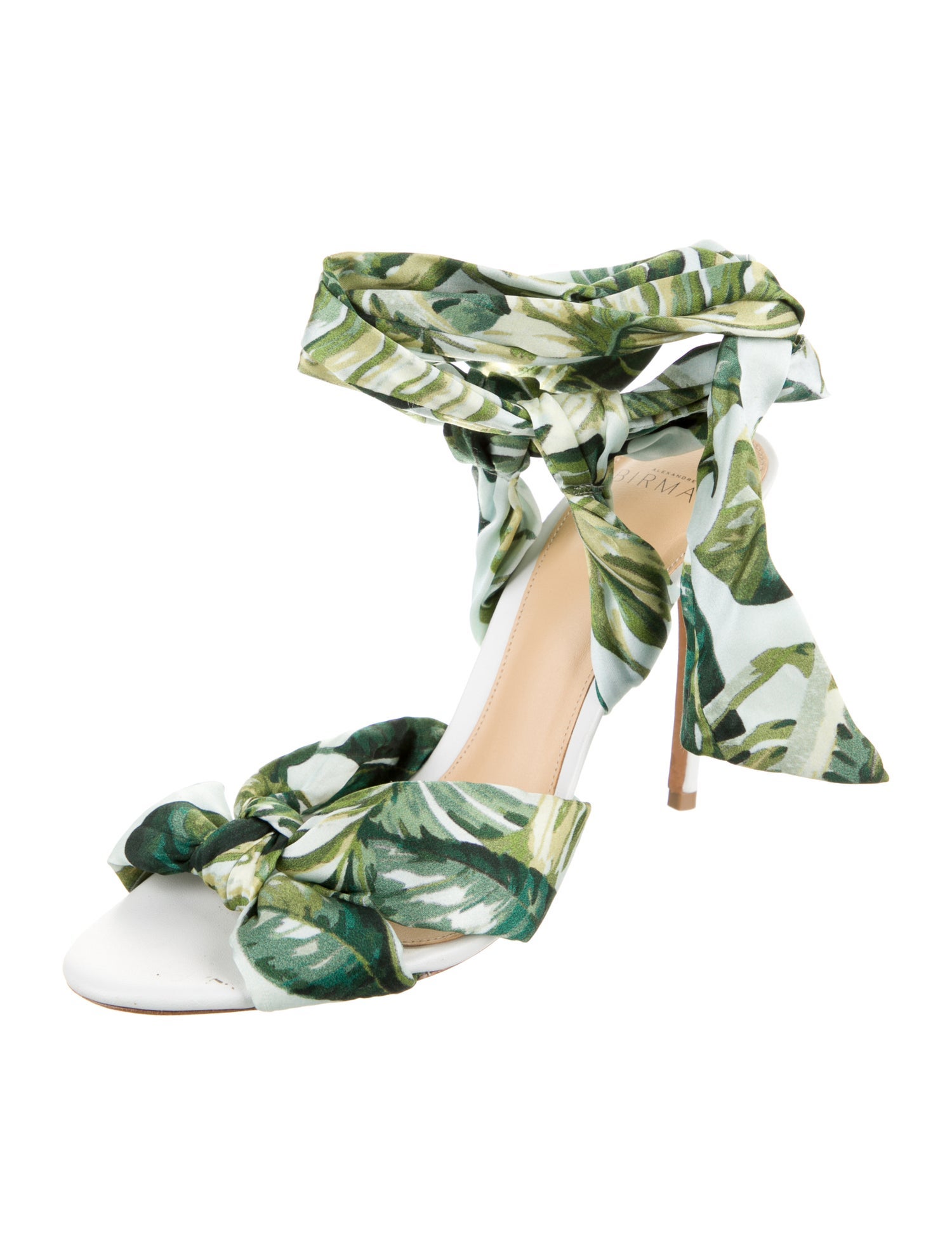 Alexandre Birman Floral Print Sandals