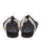 Alexandre Birman Suede Bow Accents Slides