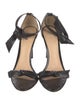 Alexandre Birman GG Embossed Leather Sandals