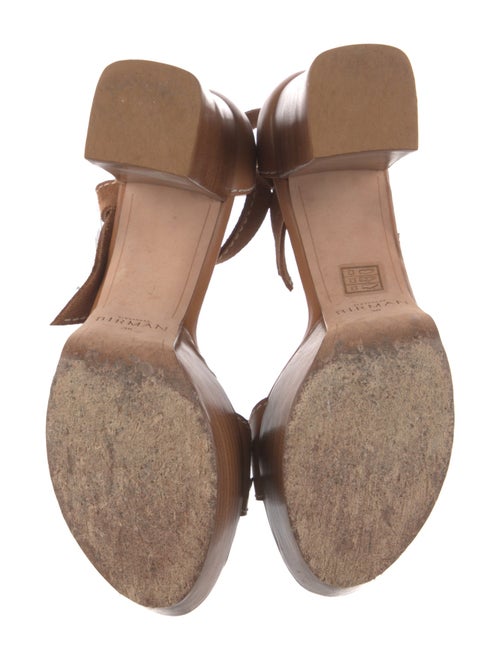 Alexandre Birman Leather Bow Accents Sandals