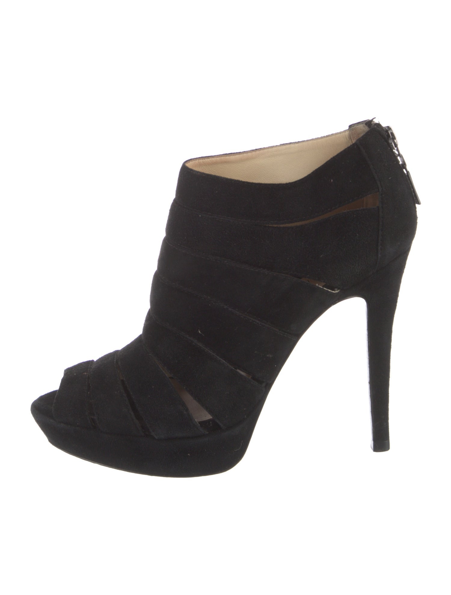 Alexandre Birman Suede Cutout Accent Pumps