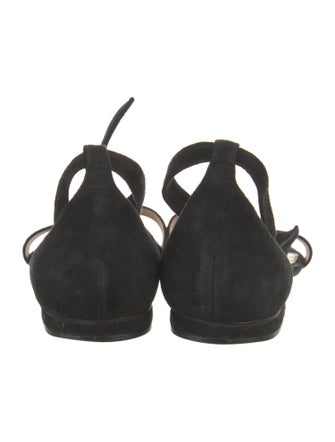 Alexandre Birman Suede D'Orsay Flats