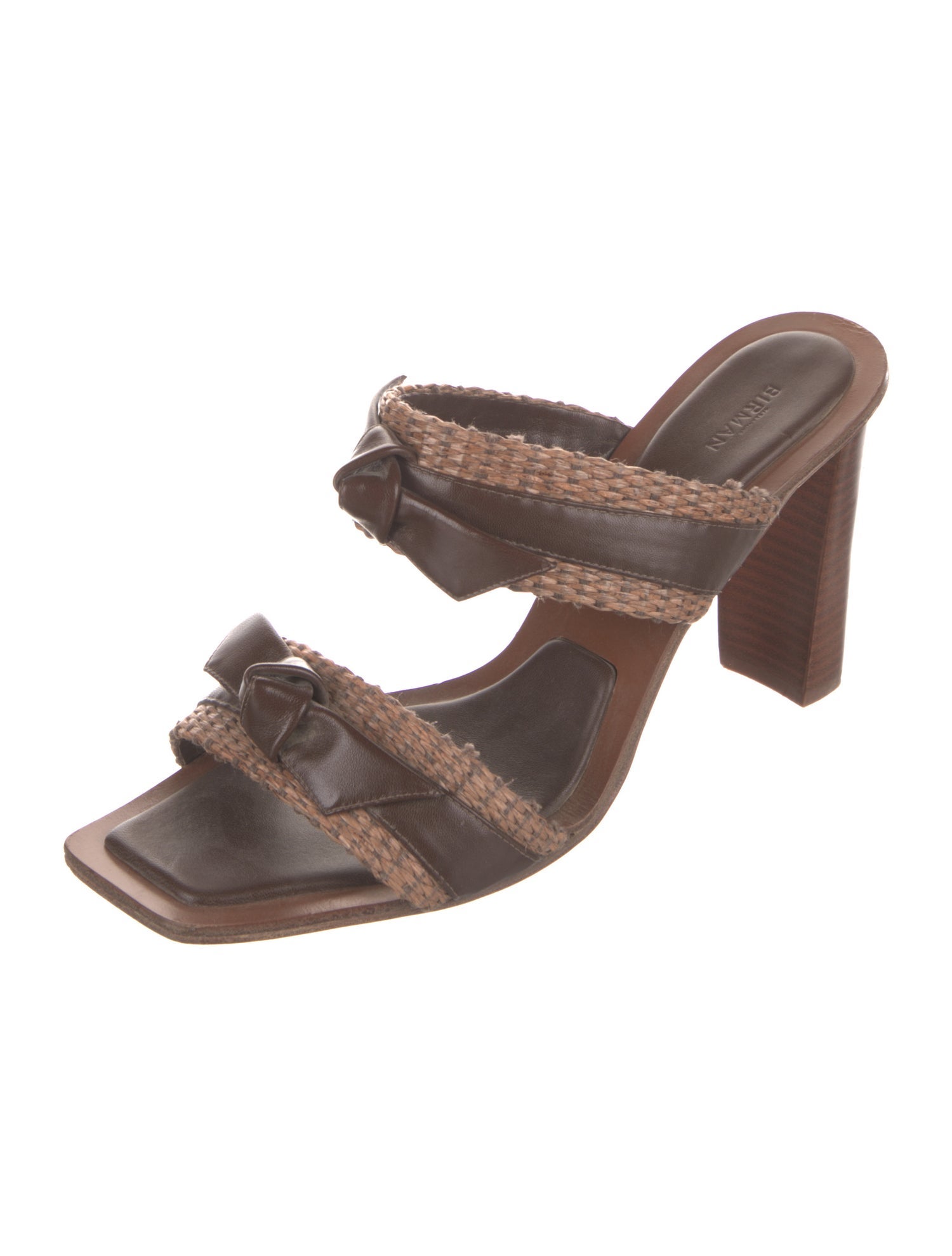 Alexandre Birman Leather Slides