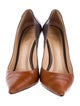 Alexandre Birman Leather Colorblock Pattern Pumps
