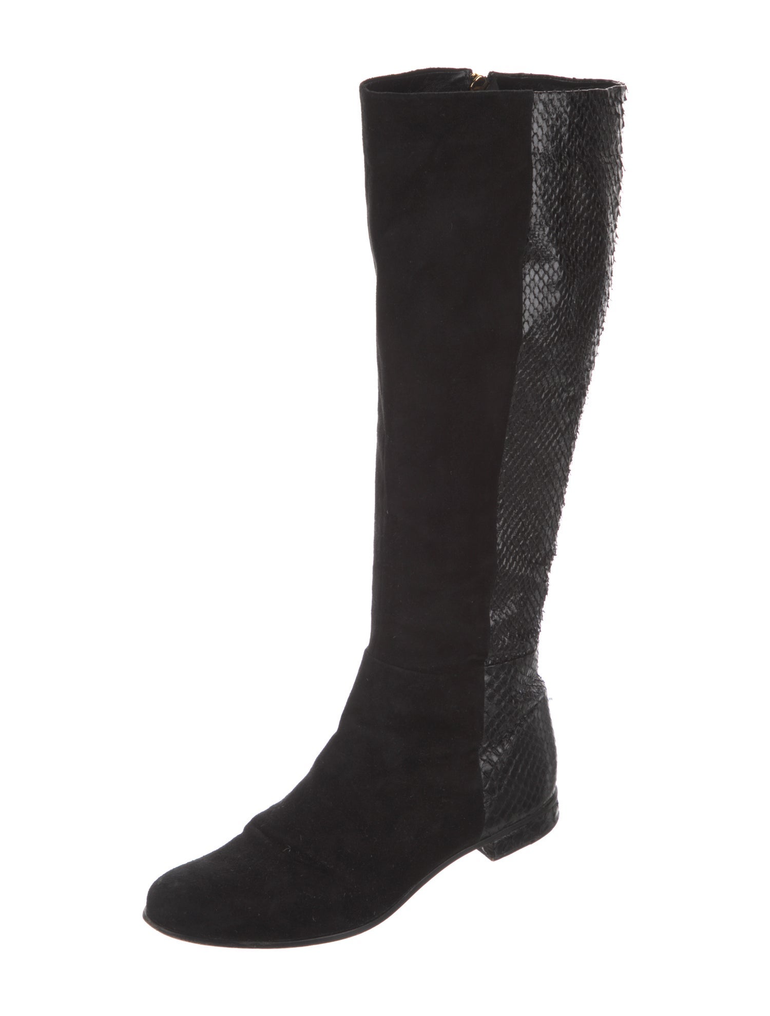Alexandre Birman Suede Riding Boots