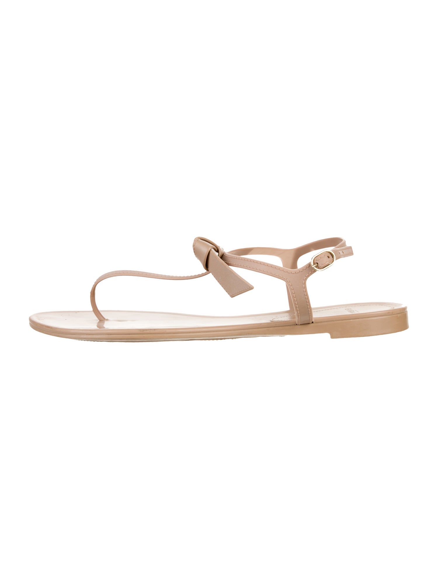 Alexandre Birman Rubber T-Strap Sandals