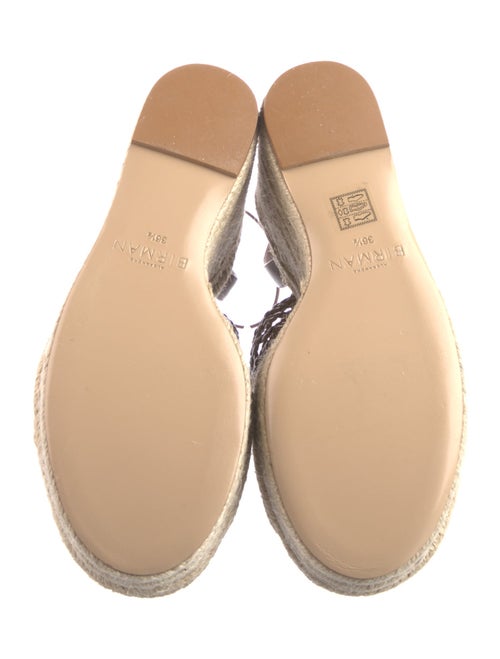 Alexandre Birman Leather Espadrilles
