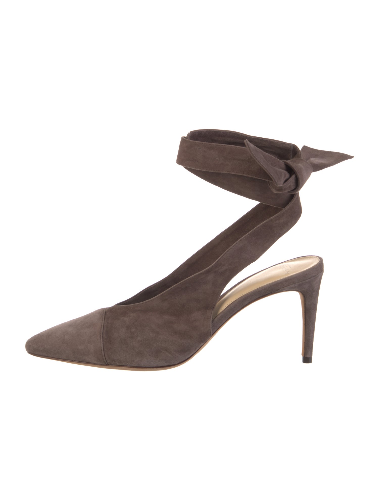 Alexandre Birman Suede Slingback Pumps