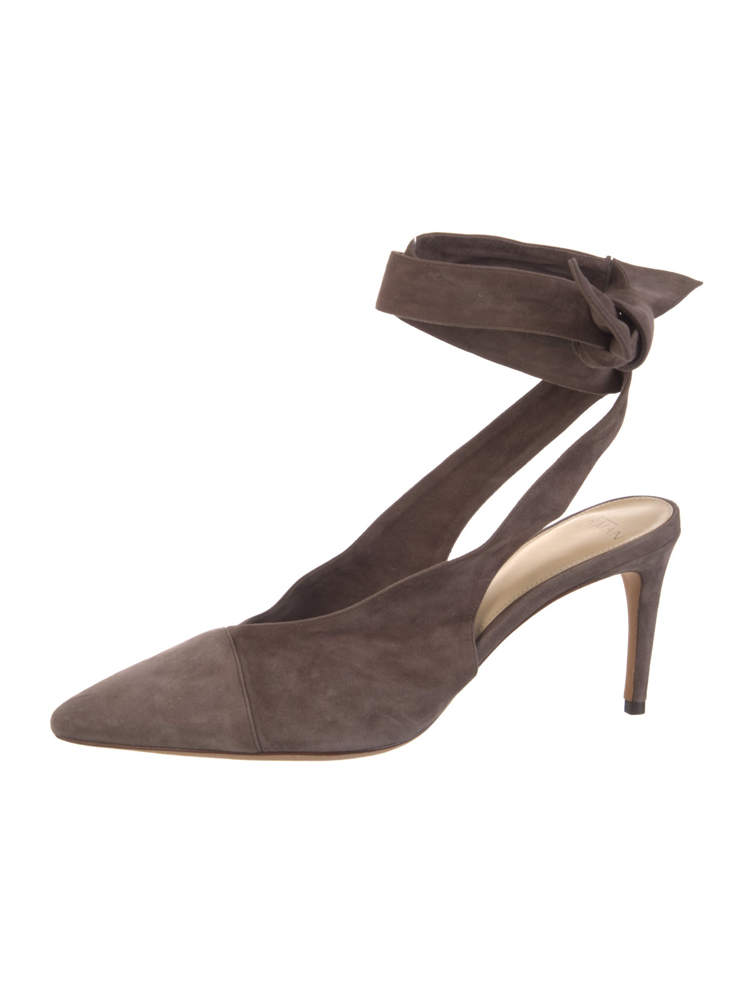 Alexandre Birman Suede Slingback Pumps
