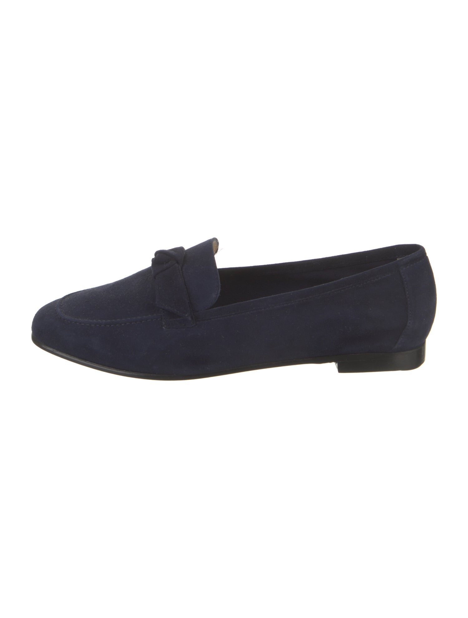 Alexandre Birman Suede Bow Accents Loafers