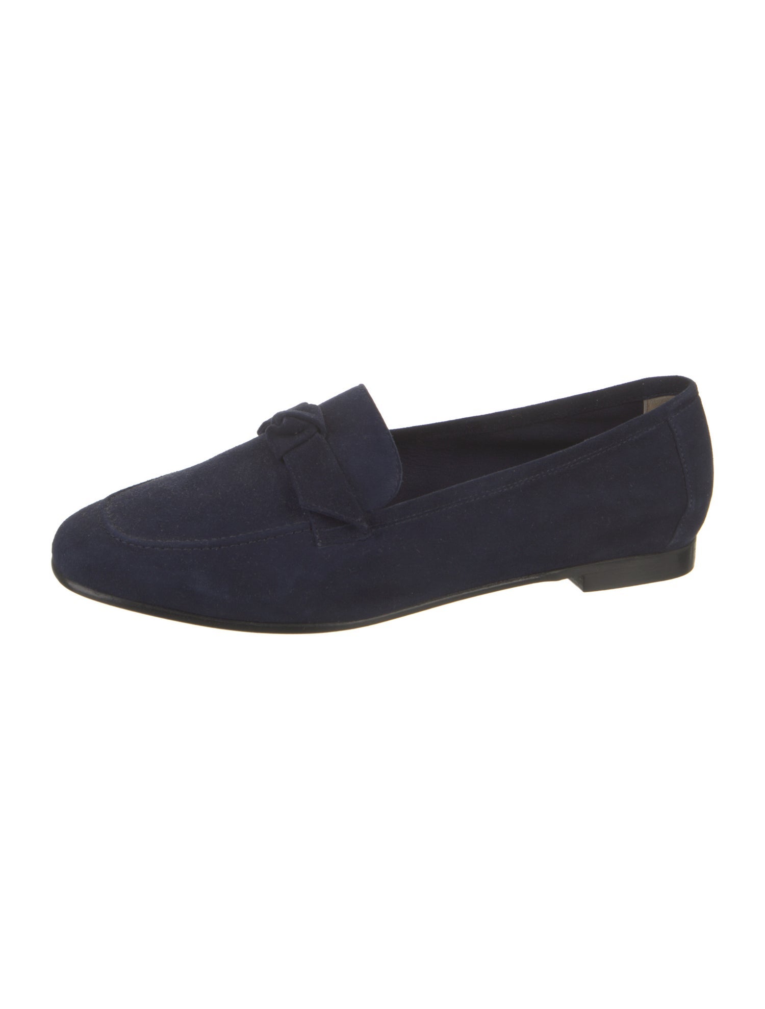 Alexandre Birman Suede Bow Accents Loafers