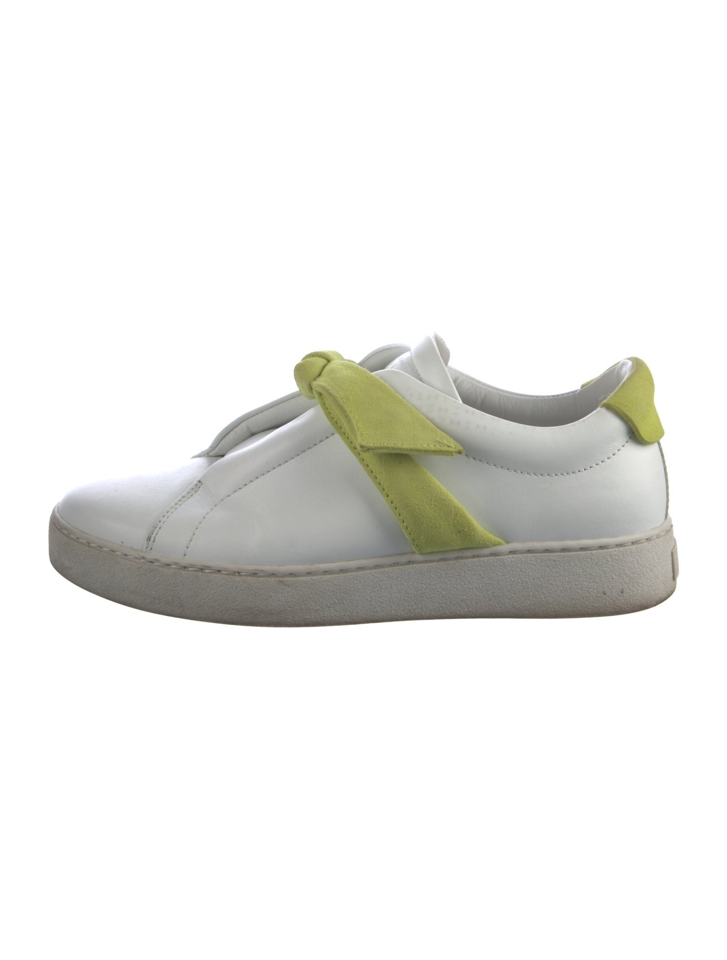 Alexandre Birman Leather Colorblock Pattern Sneakers