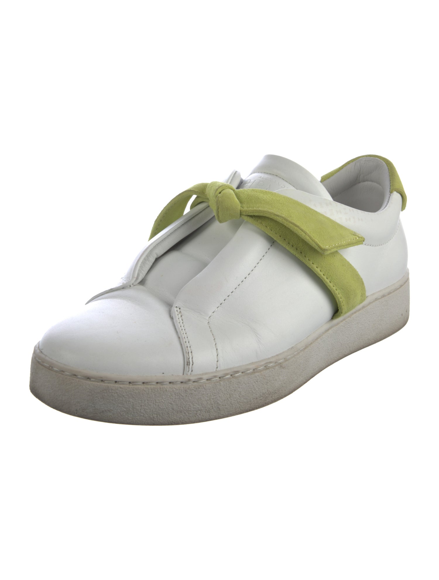 Alexandre Birman Leather Colorblock Pattern Sneakers