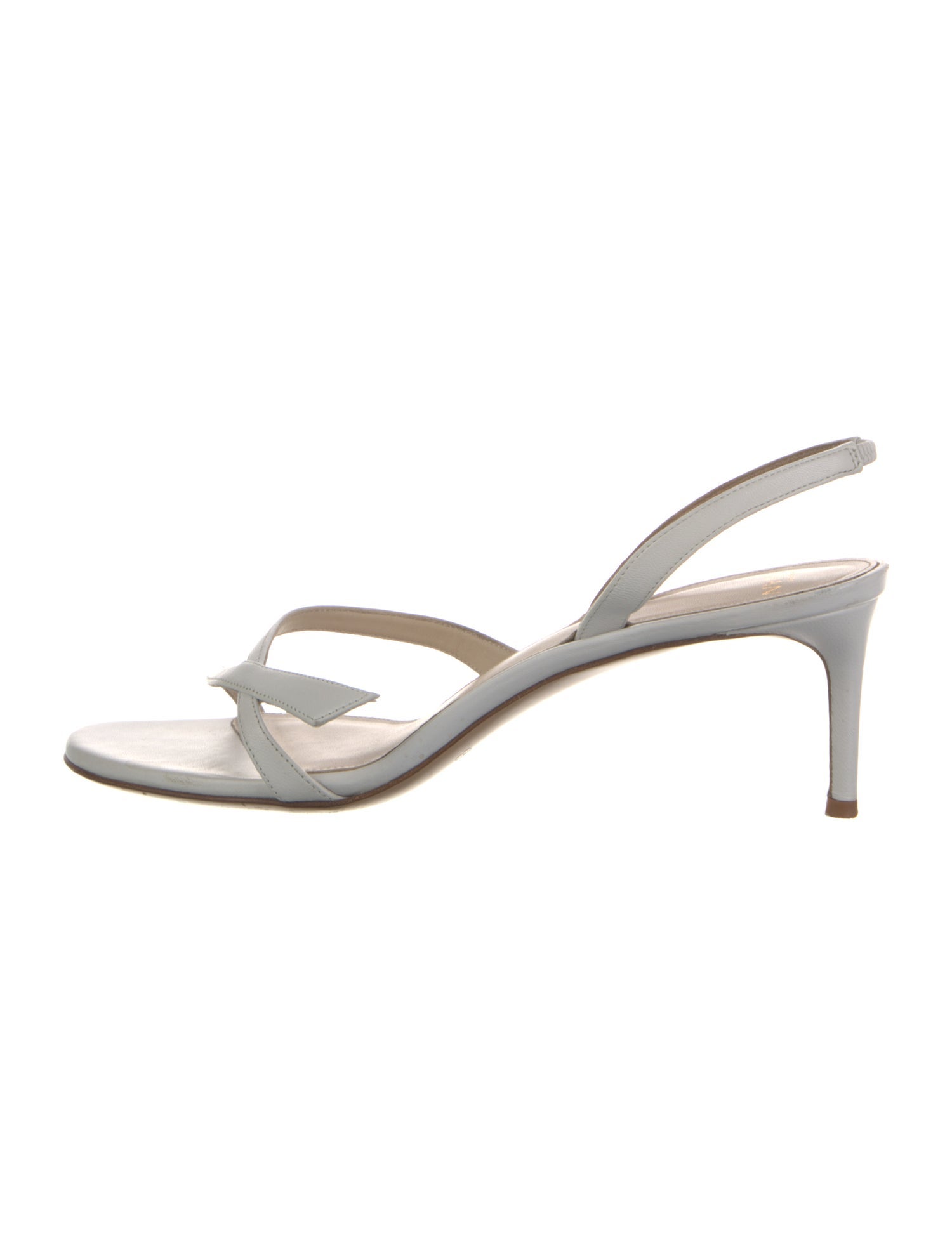 Alexandre Birman Leather Slingback Sandals