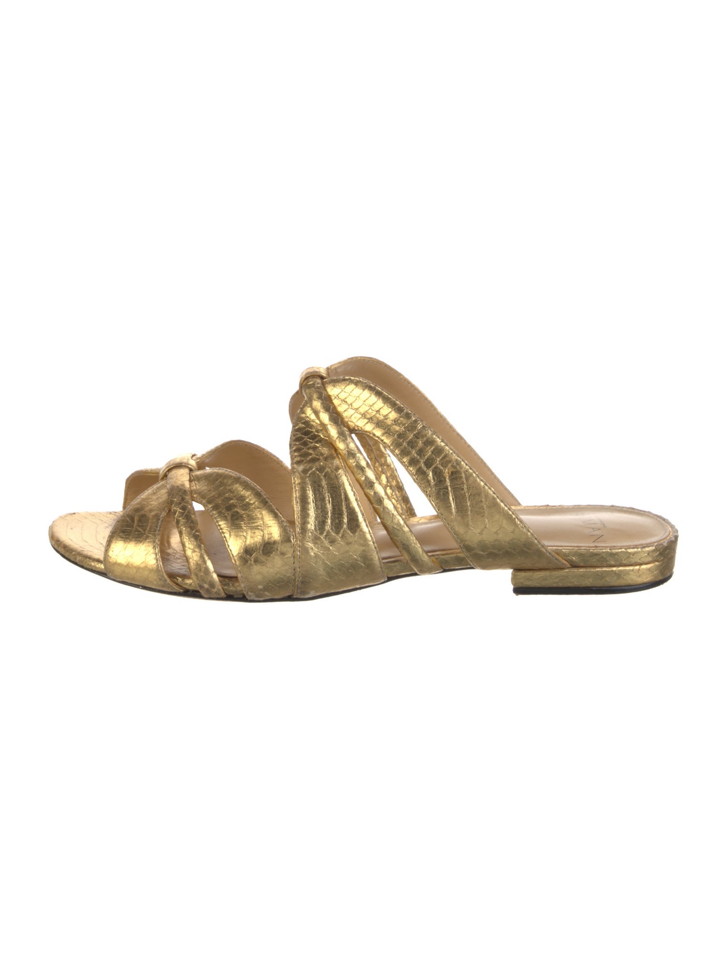 Alexandre Birman Leather Slides