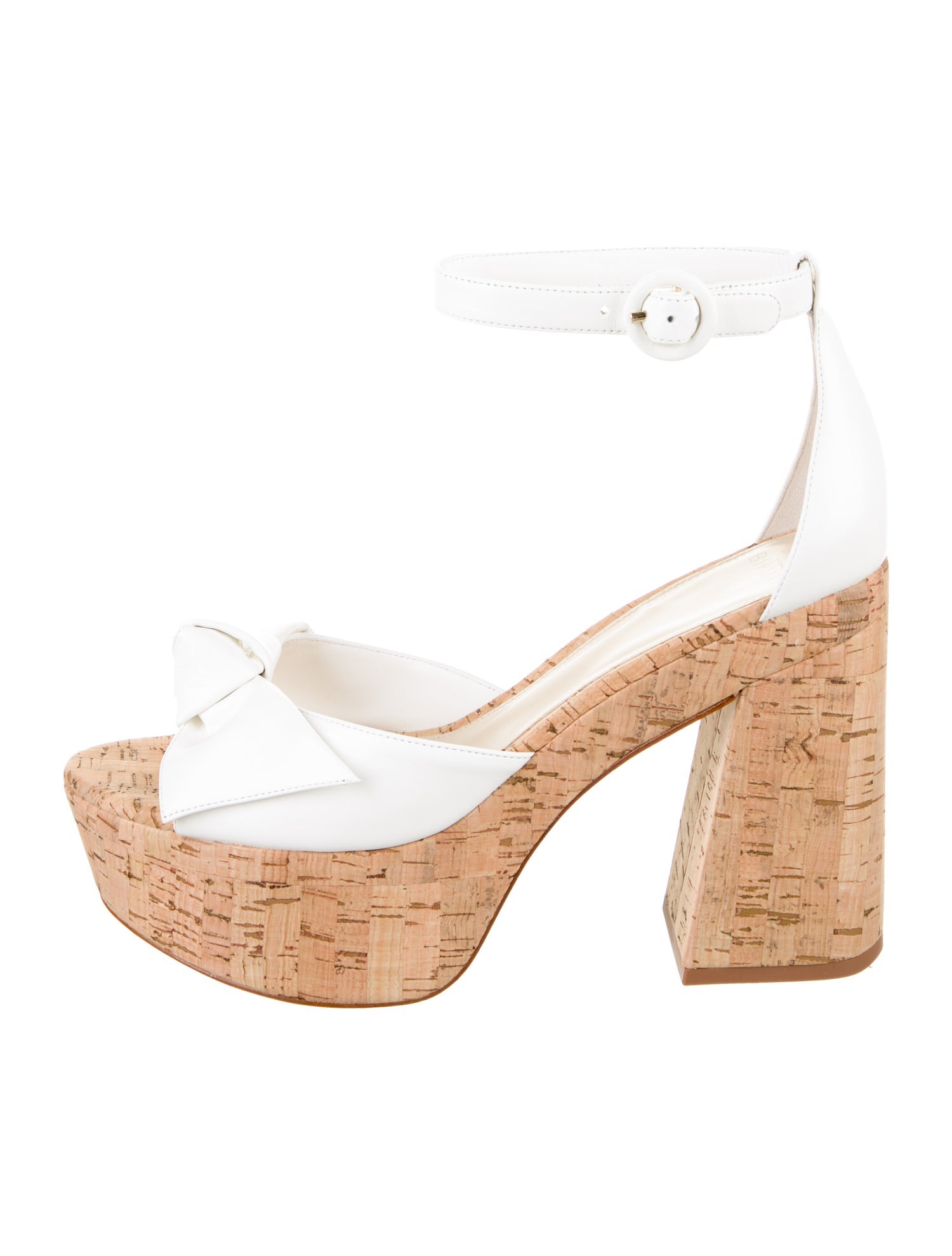 Alexandre Birman Leather Colorblock Pattern Sandals