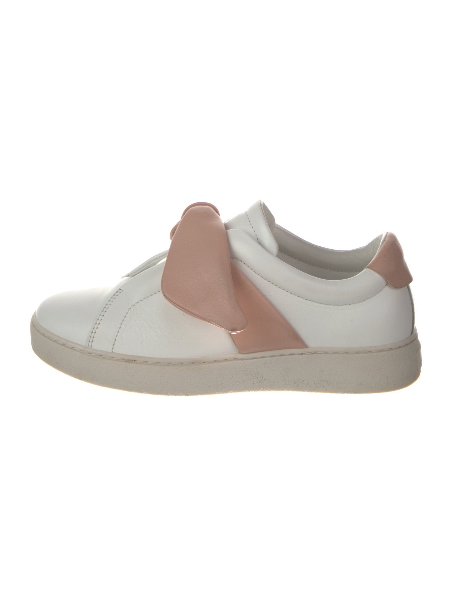 Alexandre Birman Leather Colorblock Pattern Sneakers