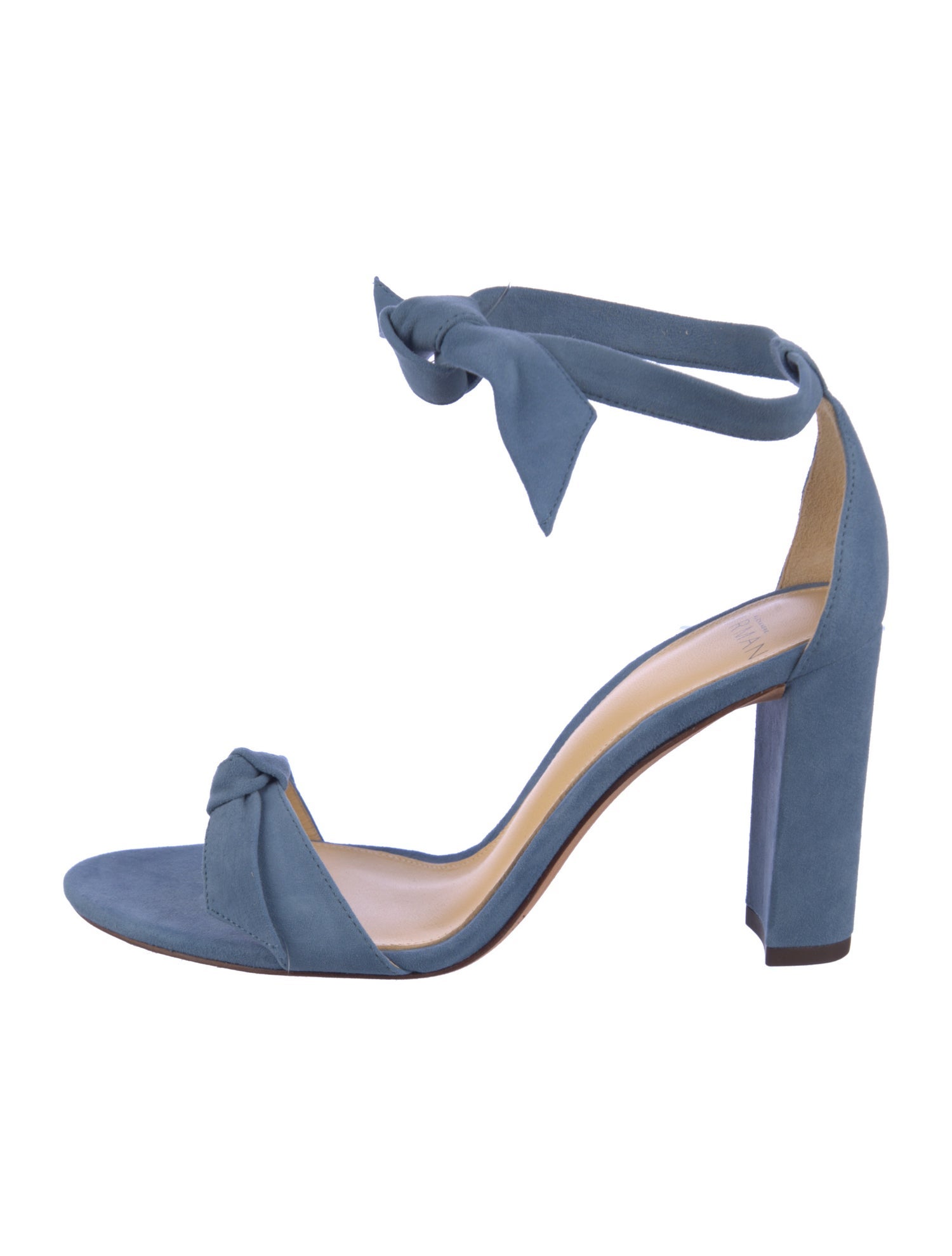 Alexandre Birman Suede Bow Accents Sandals