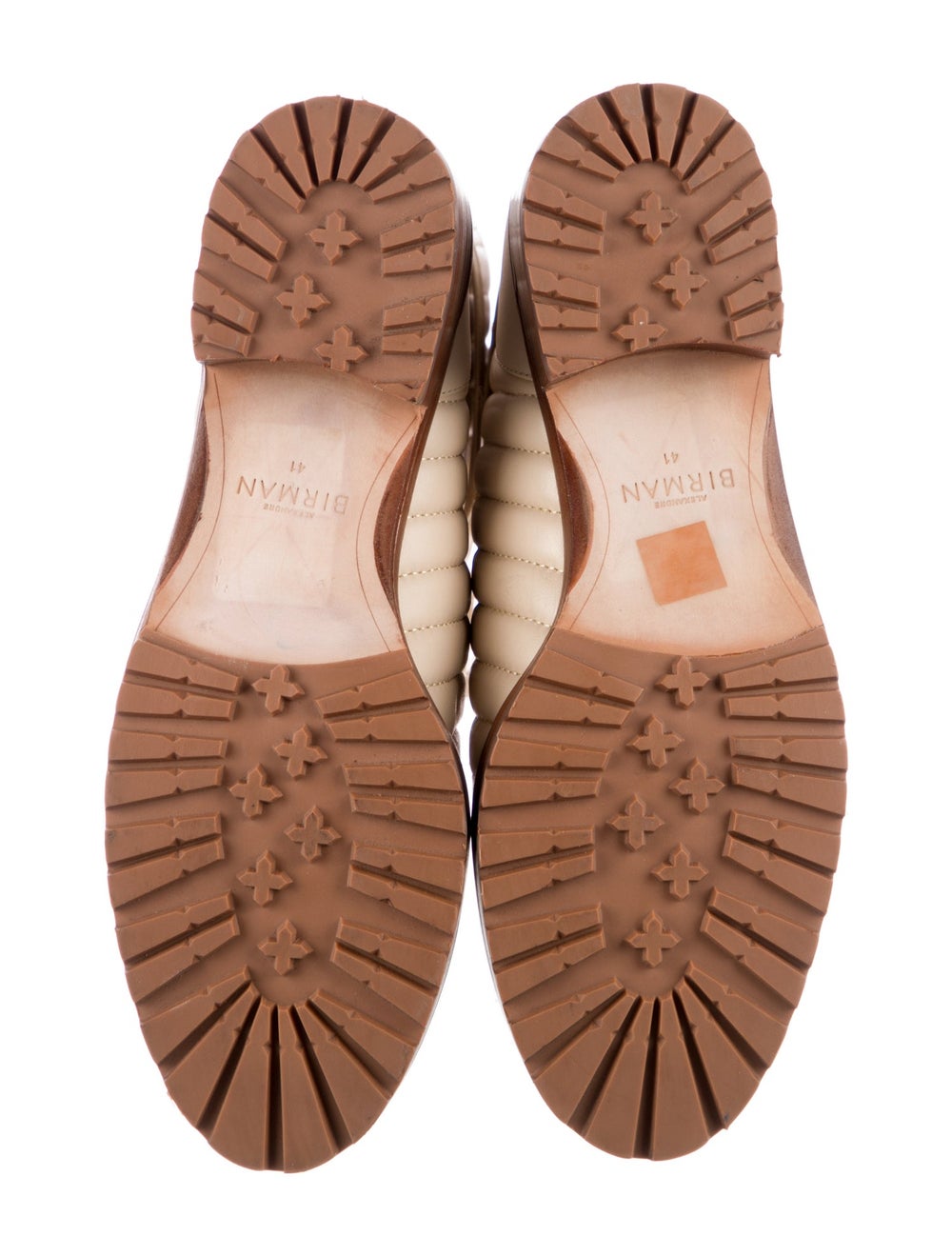 Alexandre Birman Quilted Pattern Leather Combat B… - image 5