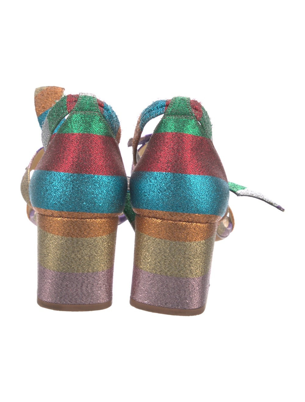 Alexandre Birman Colorblock Pattern T-Strap Sanda… - image 4