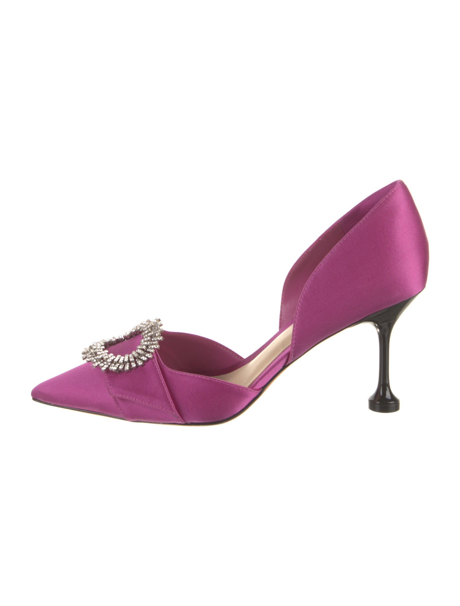 Alexandre Birman Satin D'Orsay Pumps