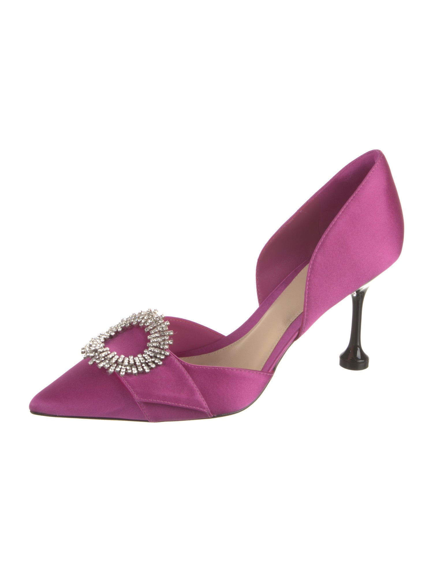 Alexandre Birman Satin D'Orsay Pumps
