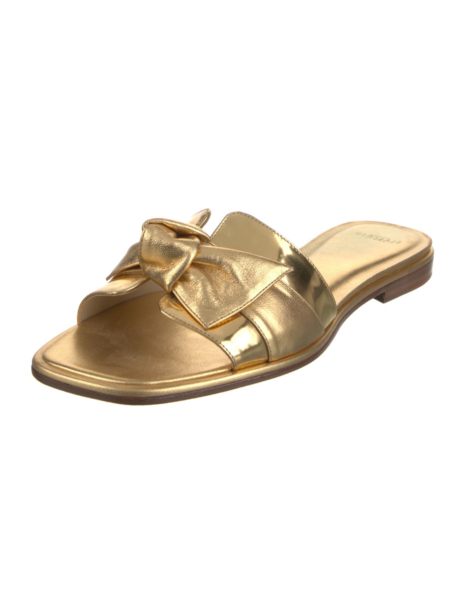 Alexandre Birman Leather Slides