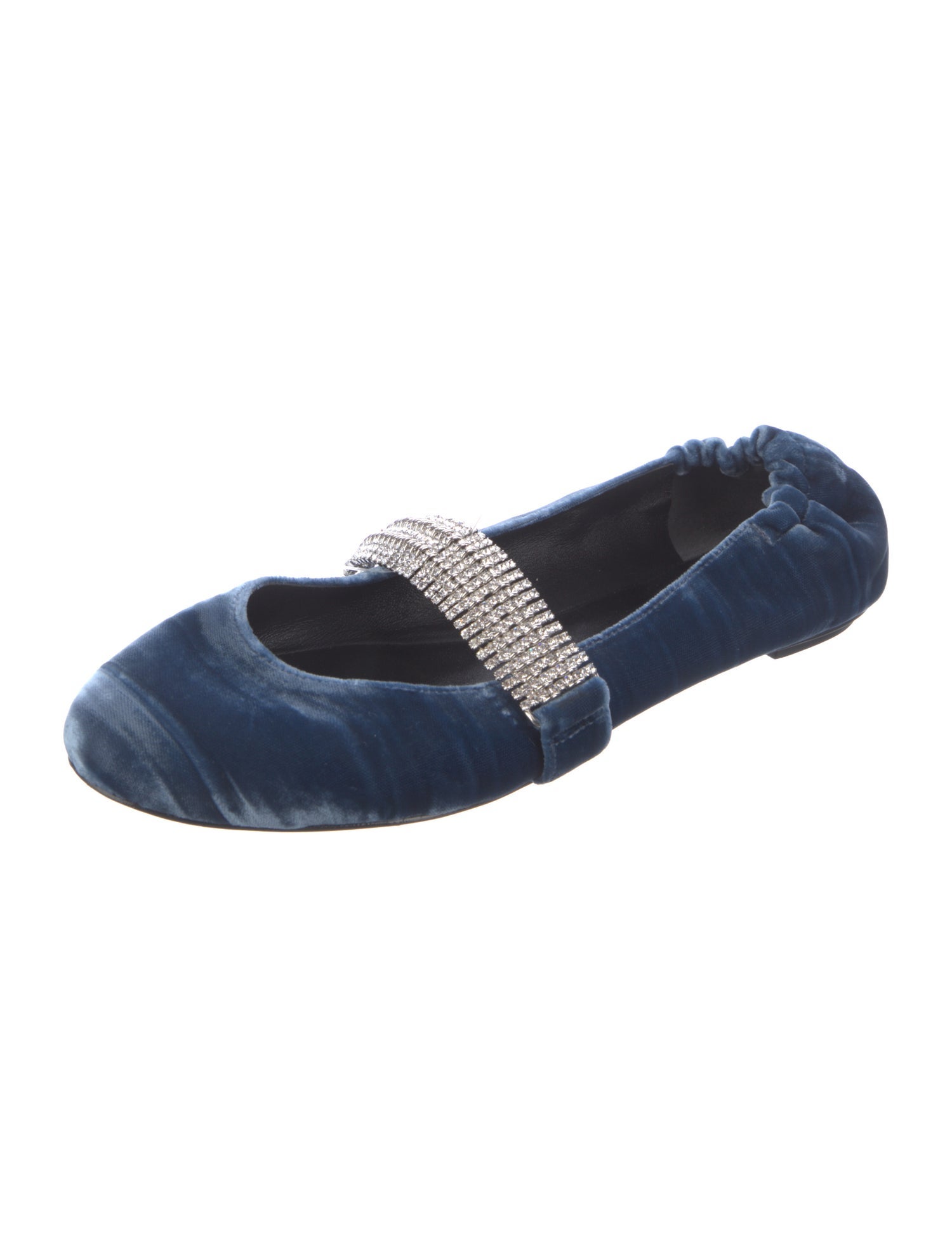 Alexandre Birman Velvet Ballet Flats