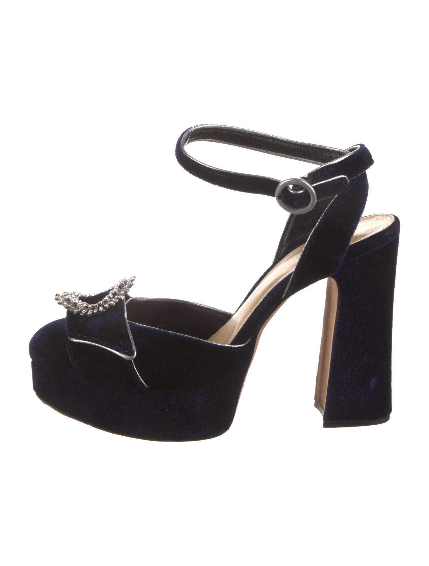 Alexandre Birman Velvet Bow Accents Slingback Pumps