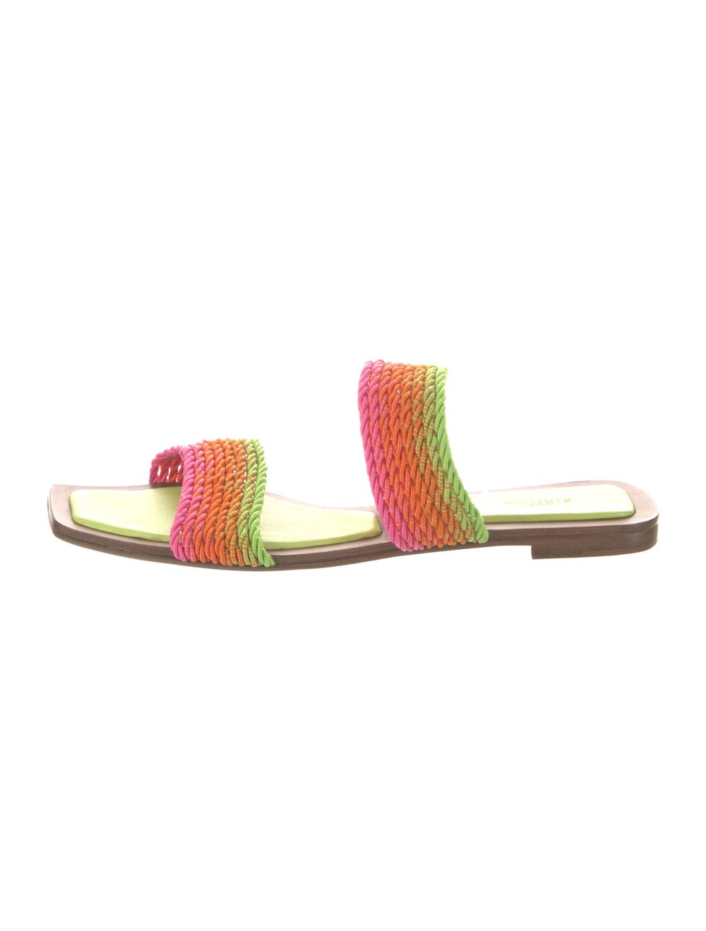 Alexandre Birman Colorblock Pattern Slides - image 1