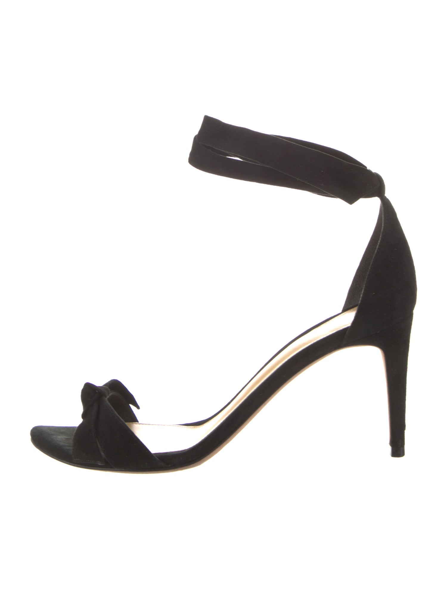 Alexandre Birman Suede Bow Accents Sandals