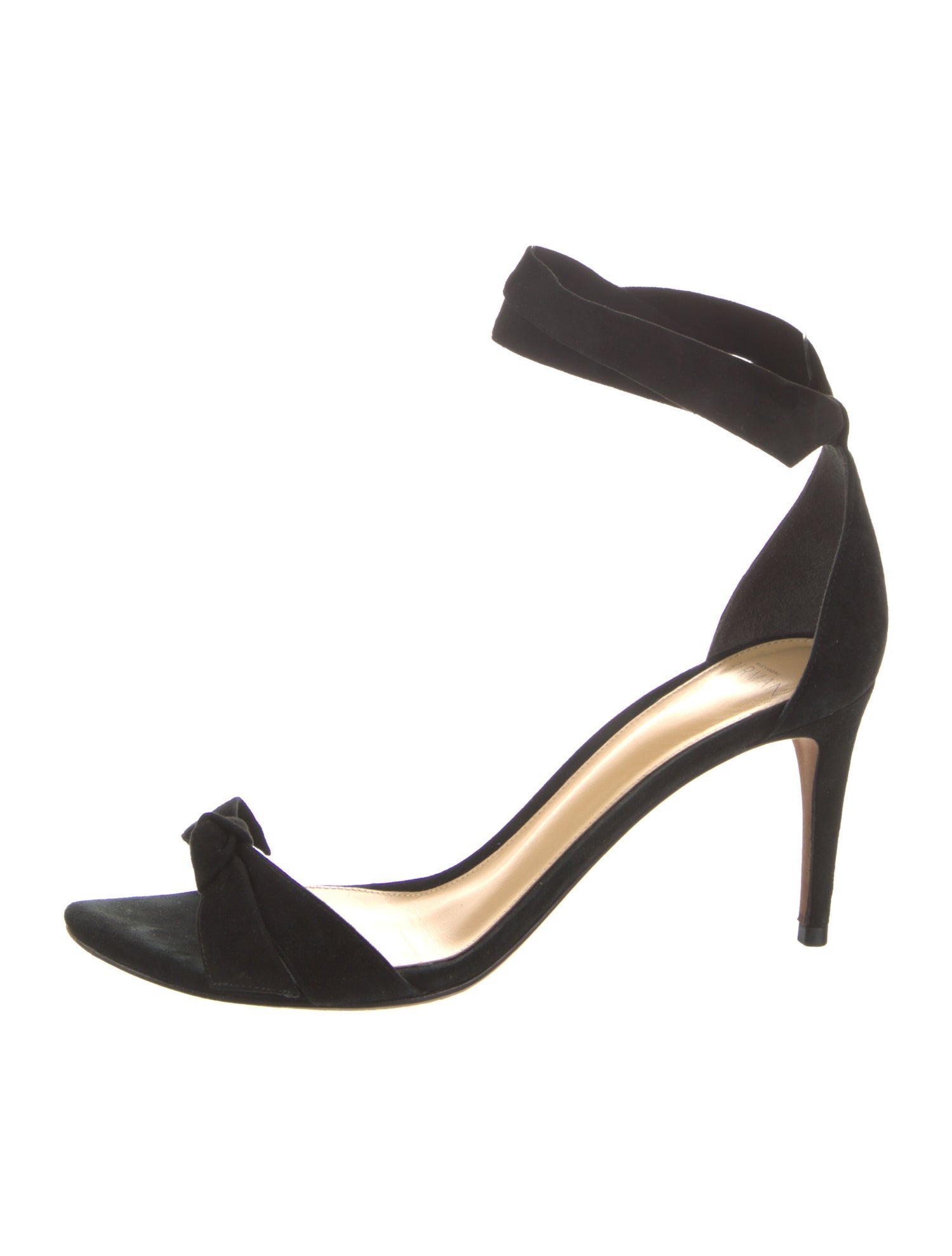 Alexandre Birman Suede Bow Accents Sandals