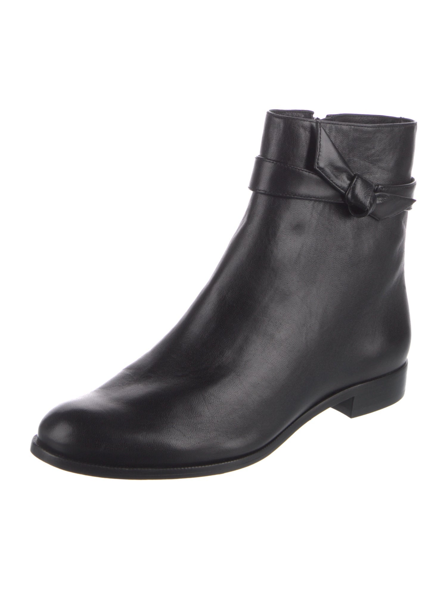 Alexandre Birman Leather Moto Boots