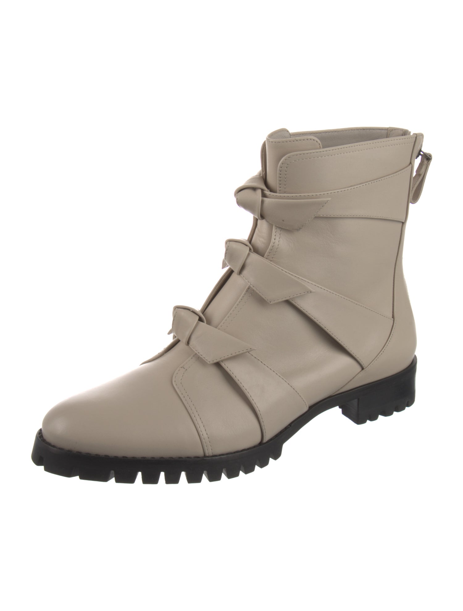 Alexandre Birman Leather Lace-Up Boots