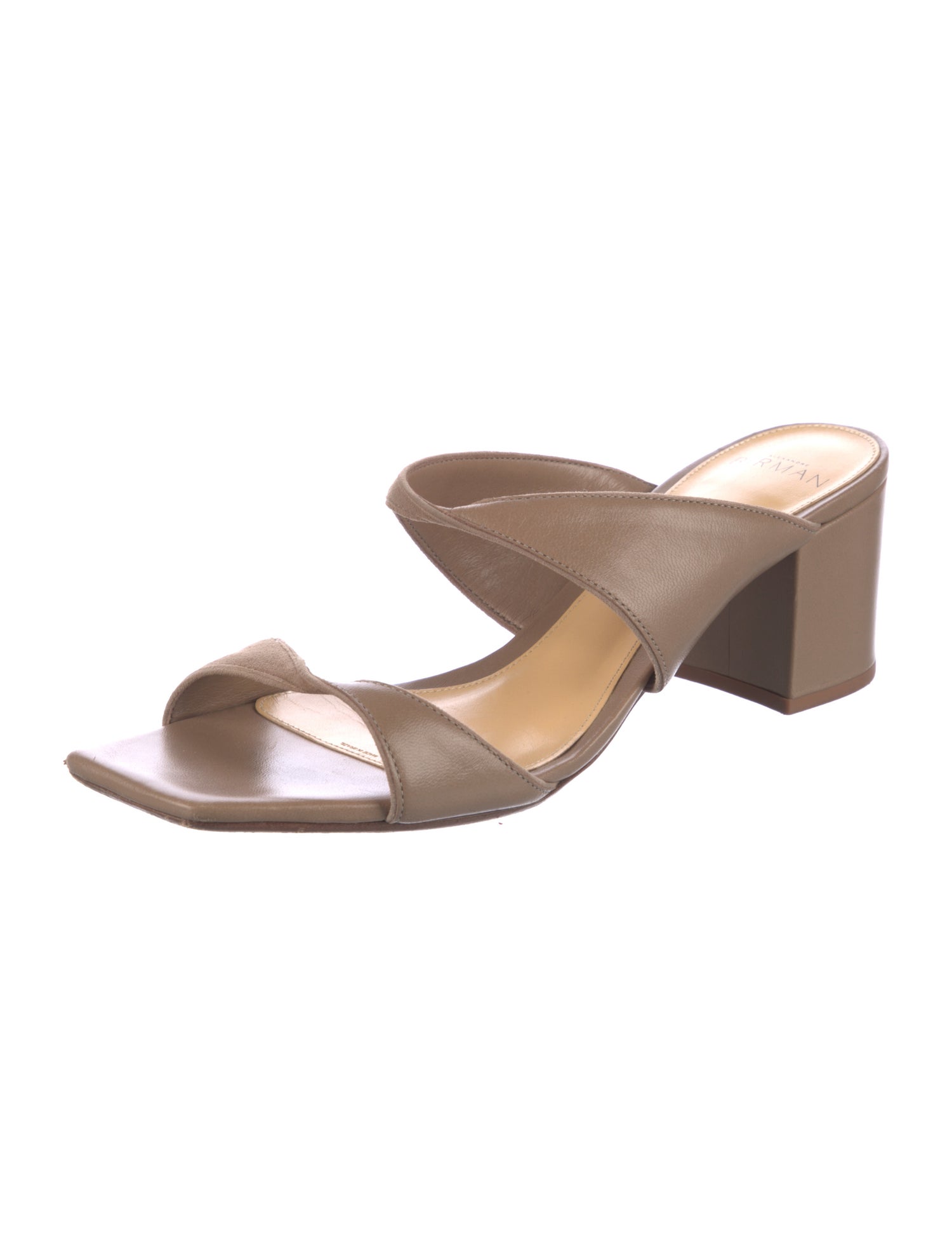 Alexandre Birman Leather Slides
