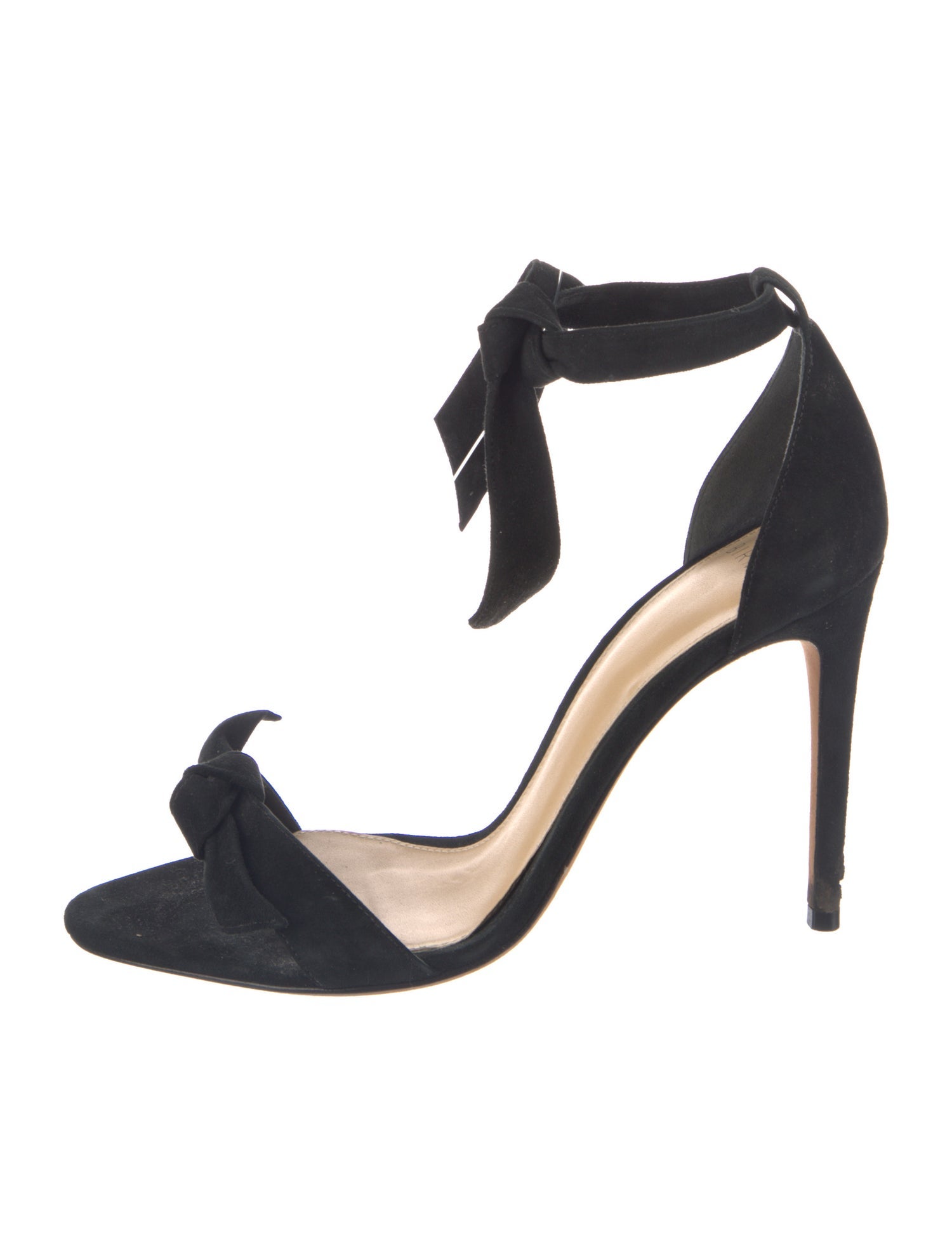 Alexandre Birman Suede Bow Accents Sandals