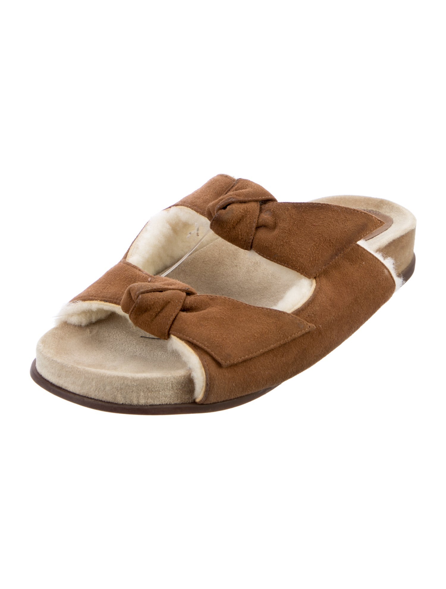 Alexandre Birman Suede Slides