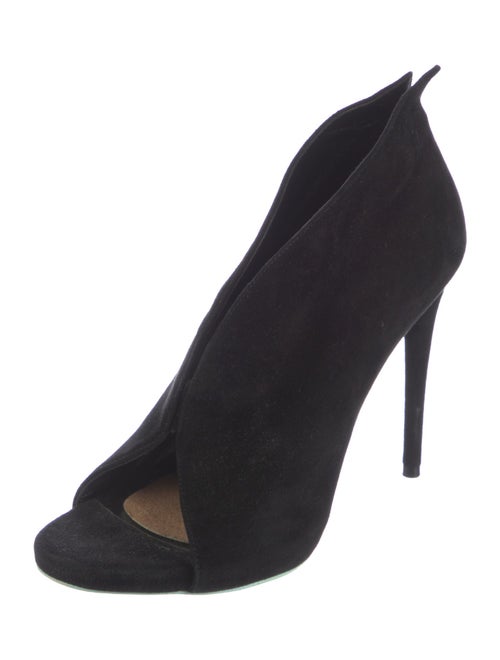 Alexis Mabille Suede Slingback Sandals